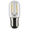 Satco 3-Watt T6.5 LED - Clear - Intermediate Base - 200 Lumens - 2700K S21859 - alternate 1